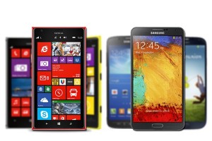Galaxy Note 3 vs Nokia Lumia 1520