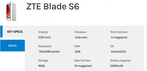 zte-blade-s6-with-android-5-specs