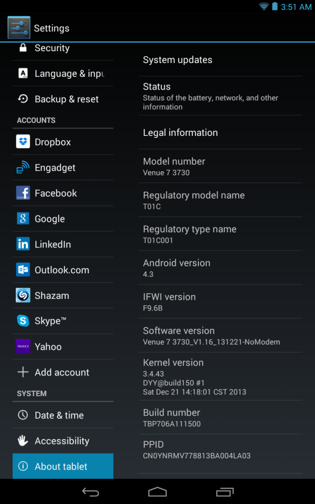 Dell-Venue-7-settings