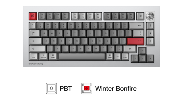 OnePlus 81 Pro mechanical keyboard